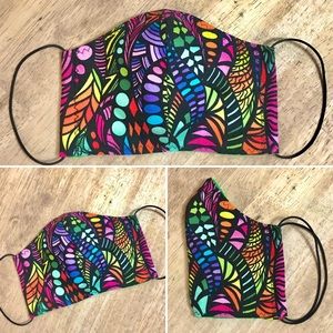Face Mask ~ 100% Cotton ~ Elastic String
